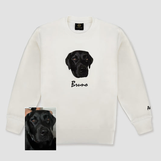 Fleece Sweatshirt - Front Chest/Back