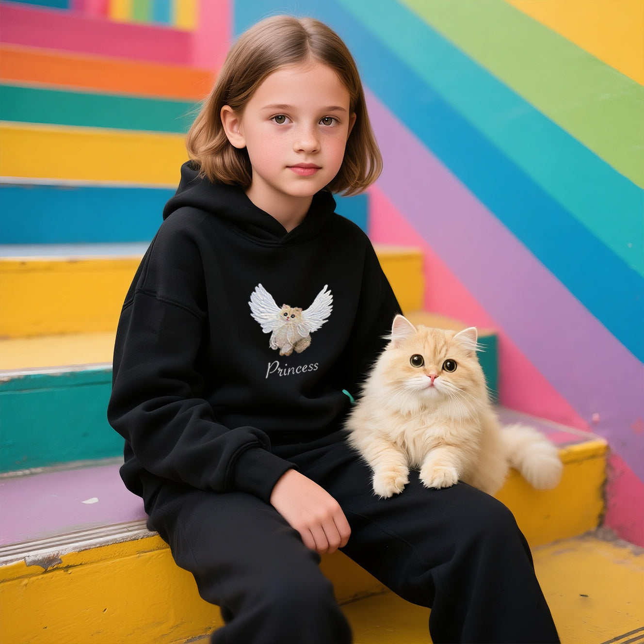 Hoodie - Front Chest/Back (Kids)