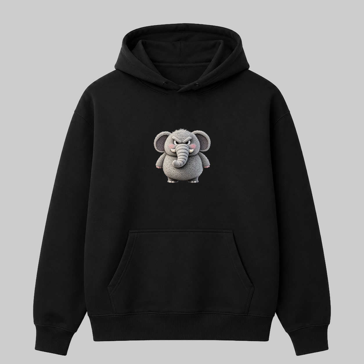 Annoyed Elephant Hoodie — Bad Moods Club