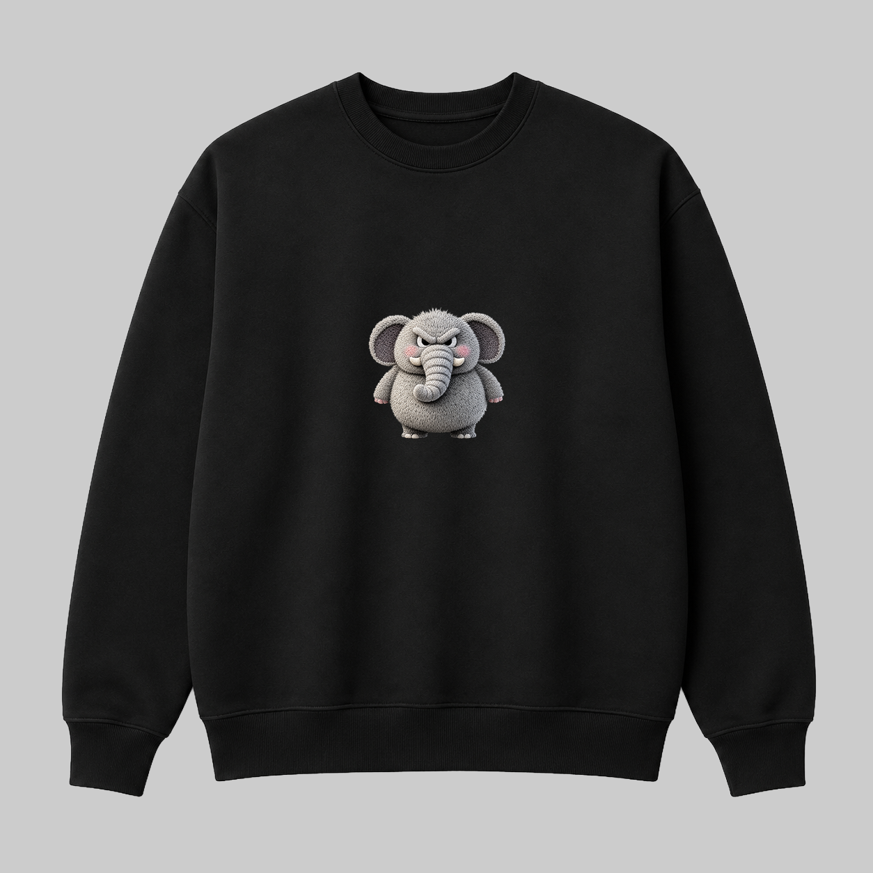 Annoyed Elephant Sweatshirt — Bad Moods Club