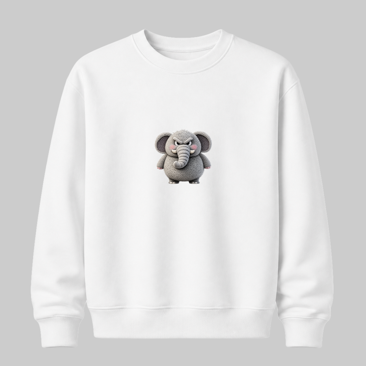 Annoyed Elephant Sweatshirt — Bad Moods Club
