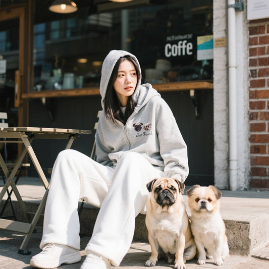 Zip Hoodie - Left Chest