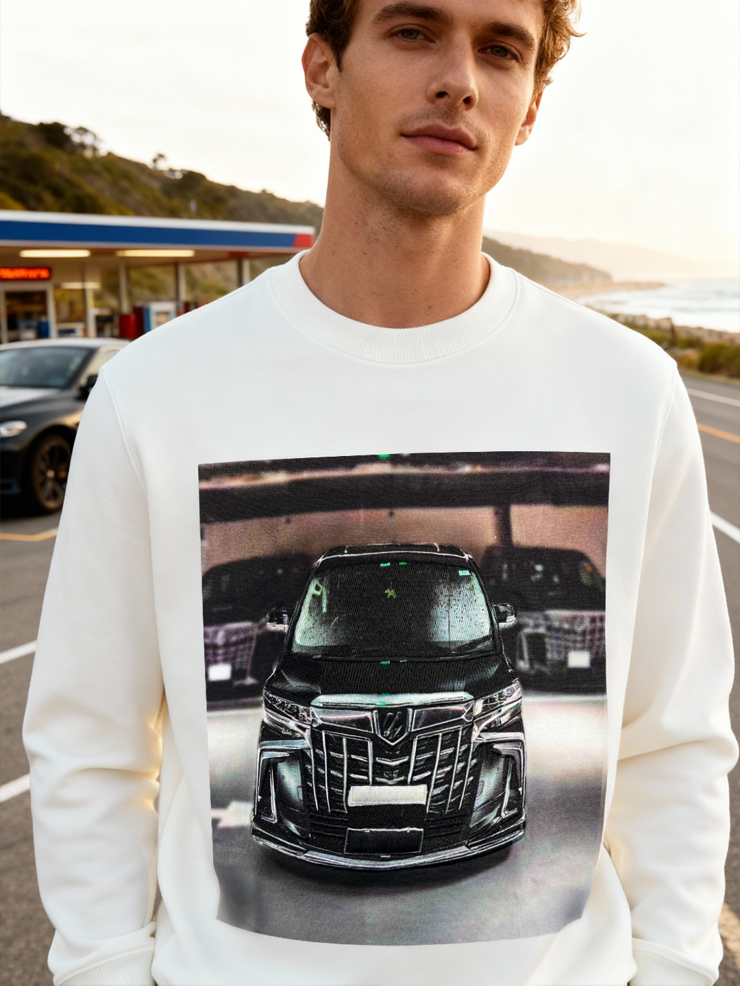 Ride. Fleece Sweatshirt - Front Chest/Back