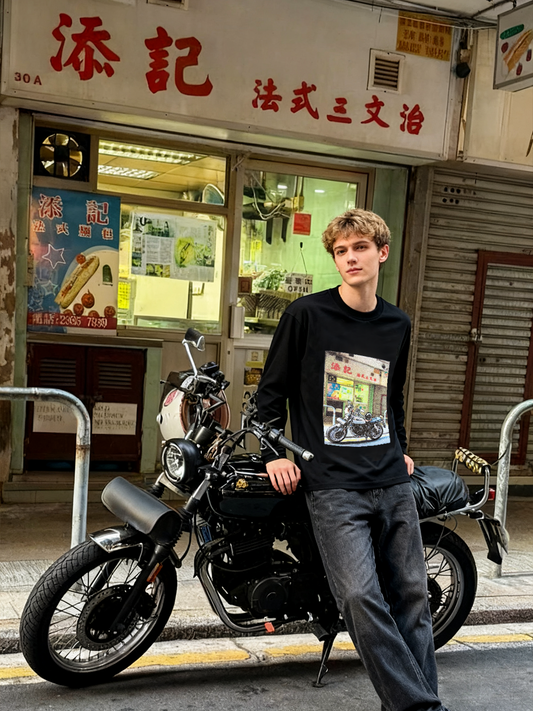 Ride. LS T-Shirt - Front Chest/Back