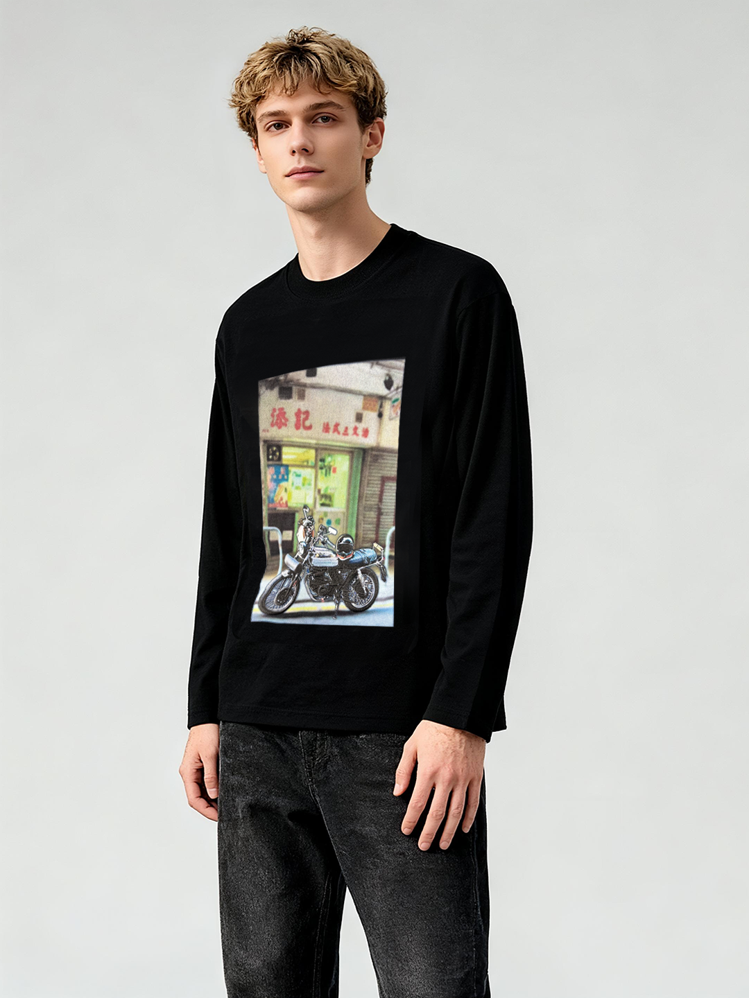 Ride. LS T-Shirt - Front Chest/Back