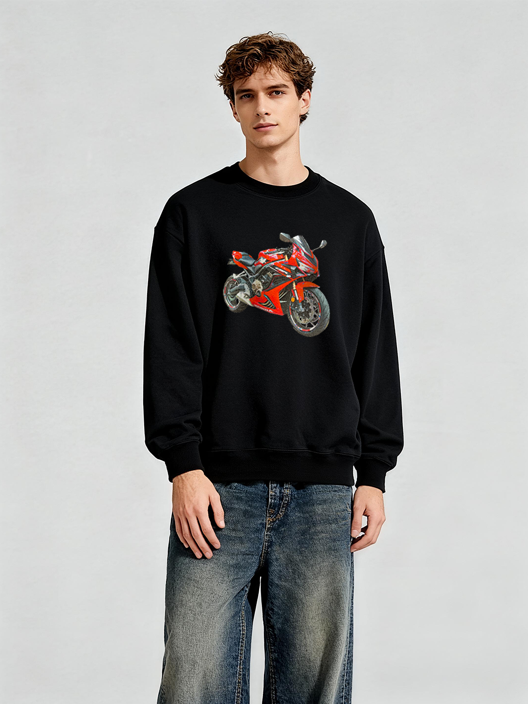 Ride. Sweatshirt - Front Chest/Back